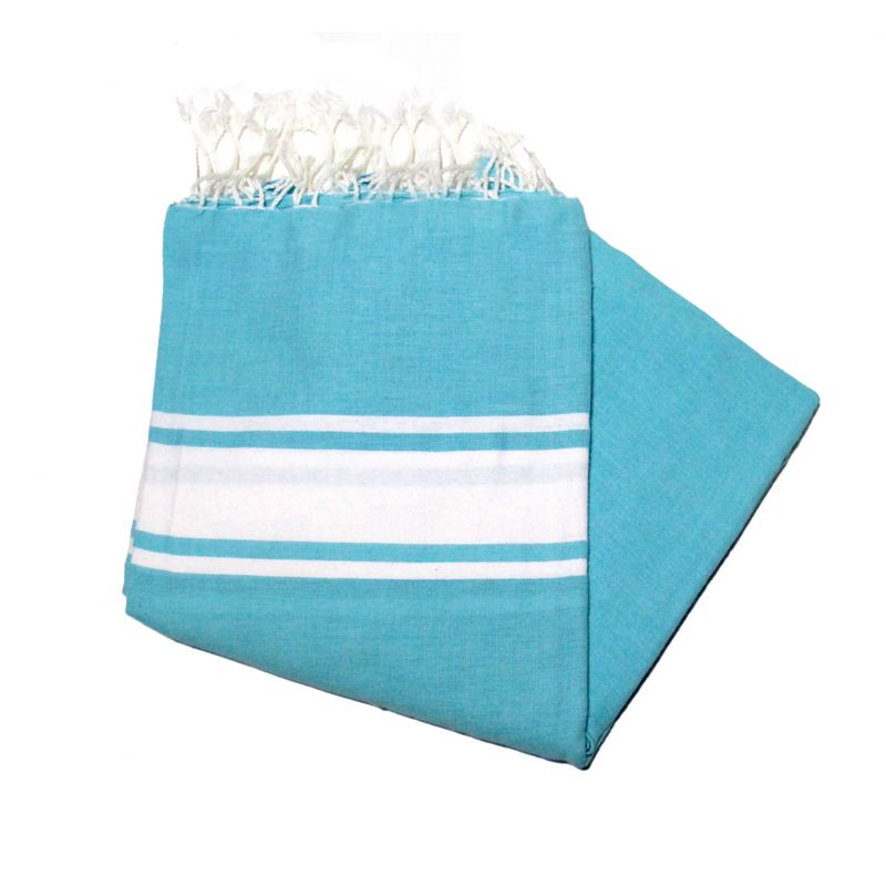 fouta 2x2 m classic ice blue Foutas 2.00x2.00 m