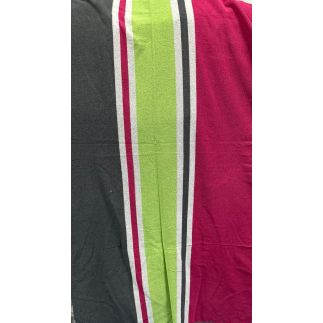 fouta saint tropez KIKOY red gray & green multicolor sponge LINED TOWELS & FOUTAS
