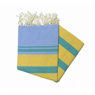 Fouta gabes sky green & yellow The colorful ones