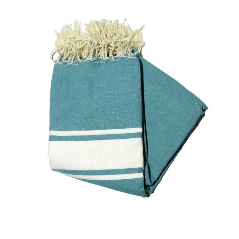 Fouta classico verde turchese 1,5x2,5 mt 1,50x2,50 mt