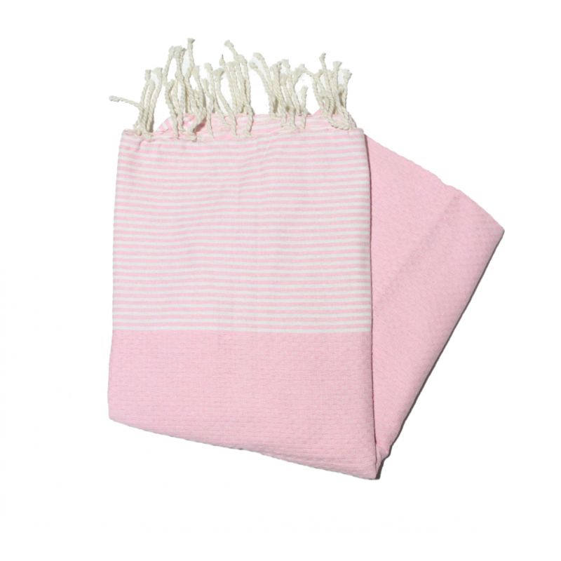 enxoval rosa em favo de mel