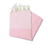 nid d'abeille rose layette