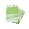 Fouta plate Bizerte vert anis