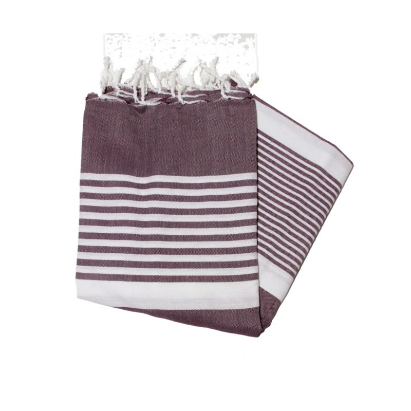 Fouta piatta prugna Bizerte