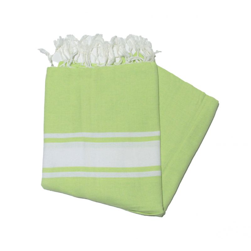 Fouta Essaouira vert pistache