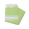 Fouta Essaouira verde pistacho claro