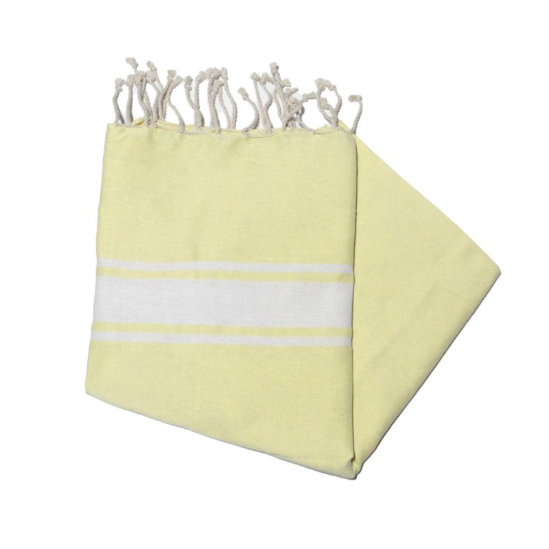 Fouta Essaouira giallo paglierino