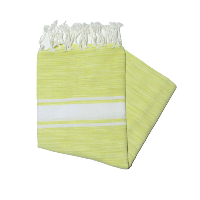 Fouta Essaouira Heidekraut kanariengelb