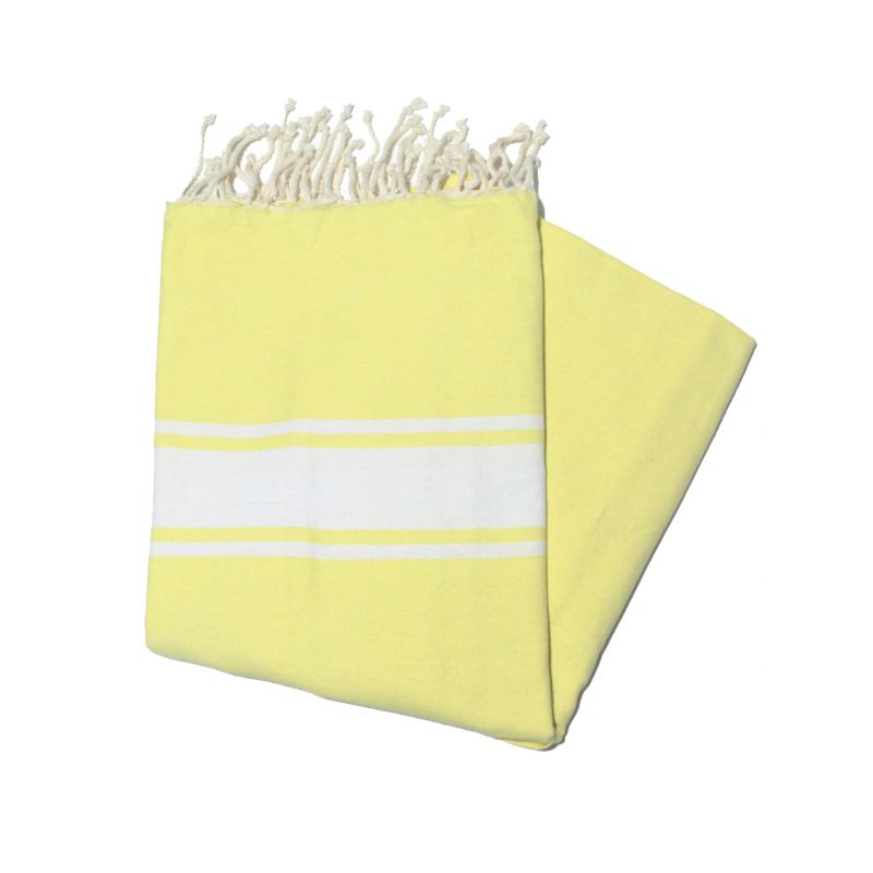 Fouta Essaouira kanariengelb