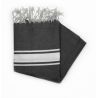 Fouta essaouira grigio antracite