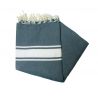 Fouta Essaouira azul pato