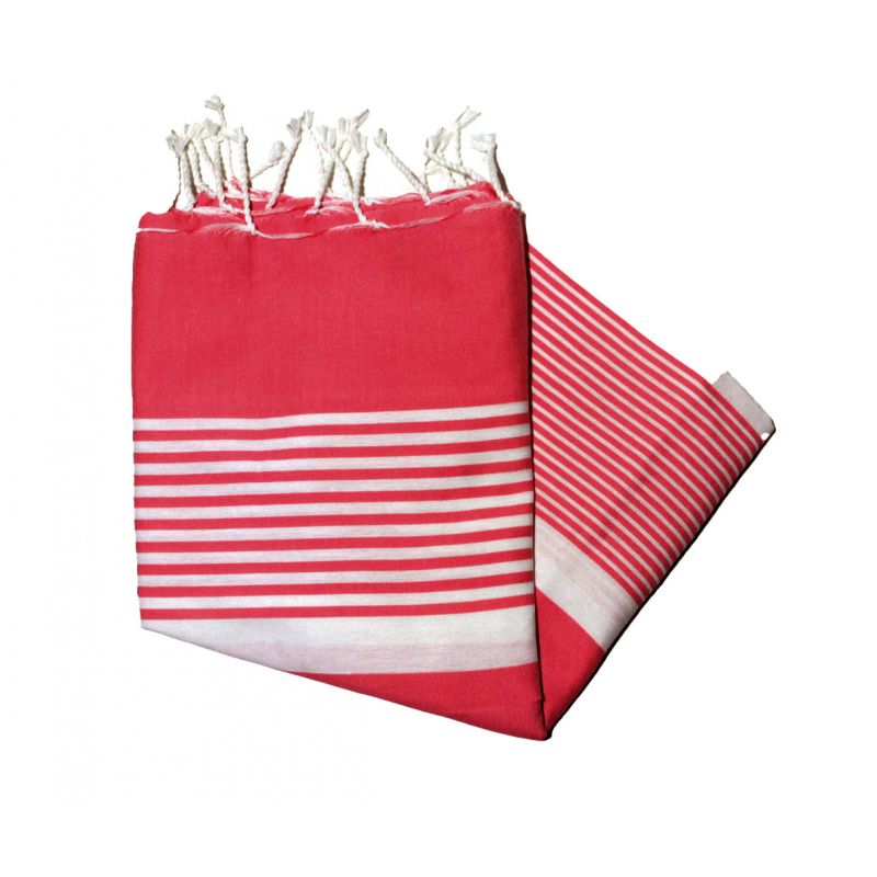 fouta piatto biserta rosso