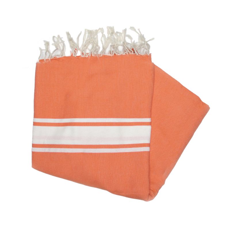 Fouta Essaouira arancione