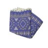 fouta jacquard margoum blu greco
