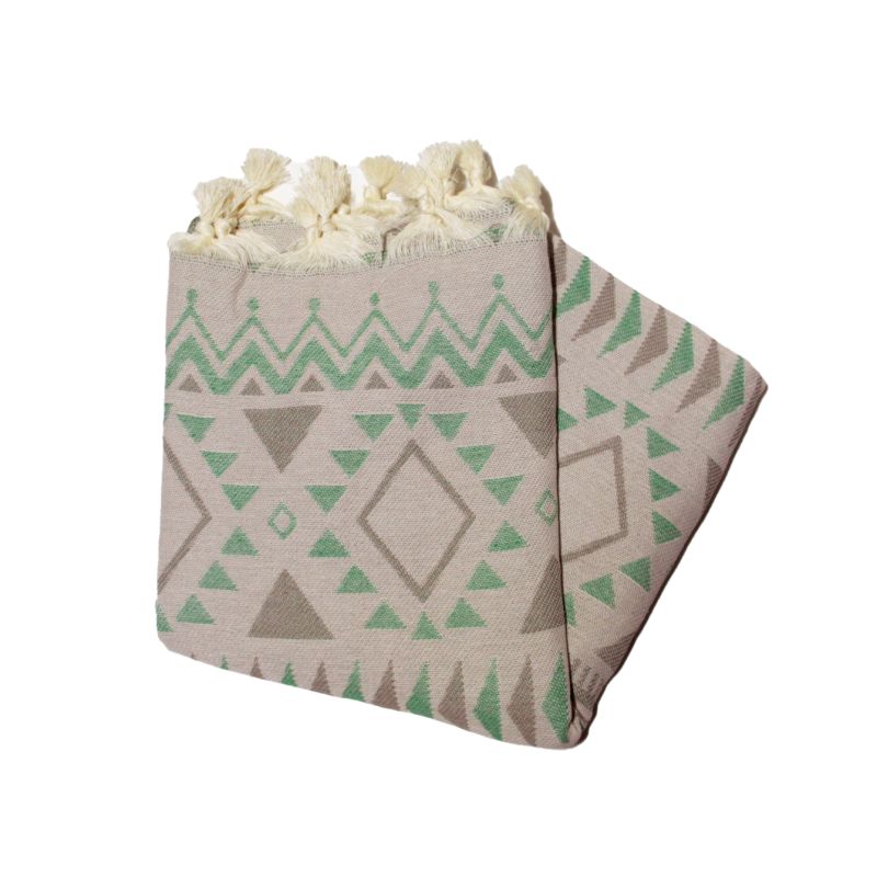 fouta jacquard margoum verde brasile