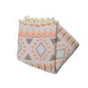 fouta jacquard margoum orange