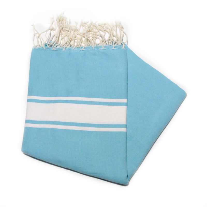 Fouta 2x3 m clássico azul gelo Foutas 2,00x3,00 m