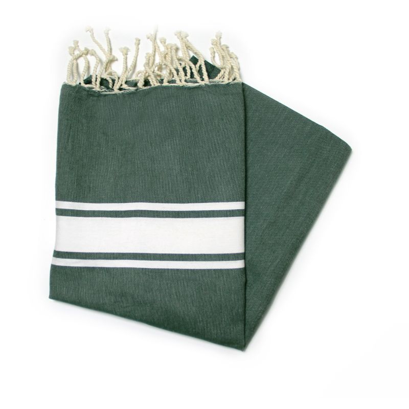 Fouta 2x2 m clásica pino verde Foutas 2,00x2,00 m