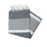 fouta 2x2 m arthur gris moyen