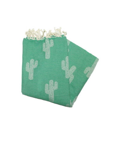fouta jacquard ananas