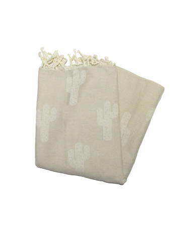 fouta jacquard ananas