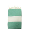 fouta jacquard tortuga azul morado y gris