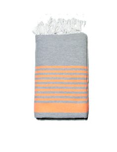 Fouta Saint Tropez Havanna, Orange und Grün
