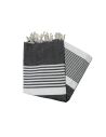 Flache Fouta aus Bizerte-Lavendel