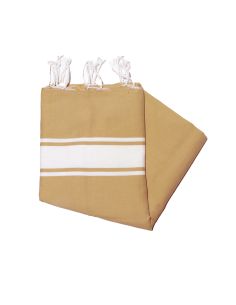 Fouta Essaouira ocre jaune