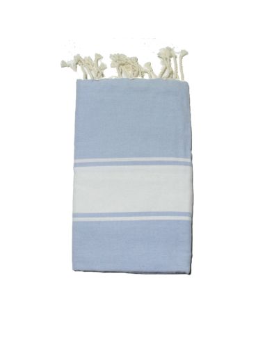 Fouta Essaouira azzurro