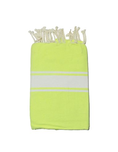 Fouta Essaouira giallo fluo