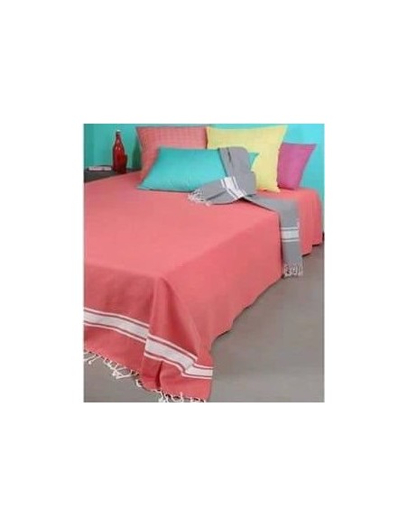Wholesaler of armchair and sofa bed throws, plaids and bedspreads, large foutas